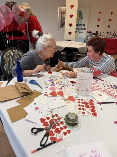 Valentine’s Card-Making at The Pines of Sarasota